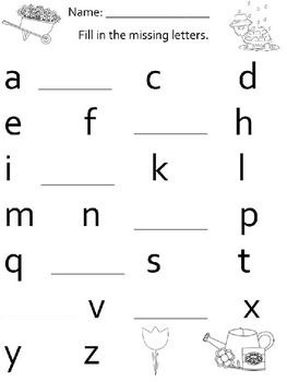 fill in the blank worksheet
