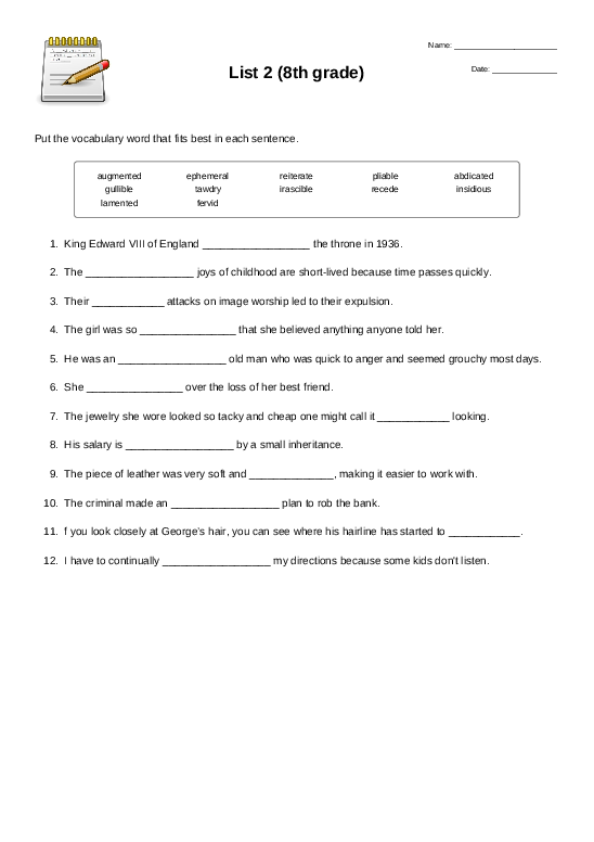 Shared Fill-in-the-Blank Sentences Worksheet Worksheets