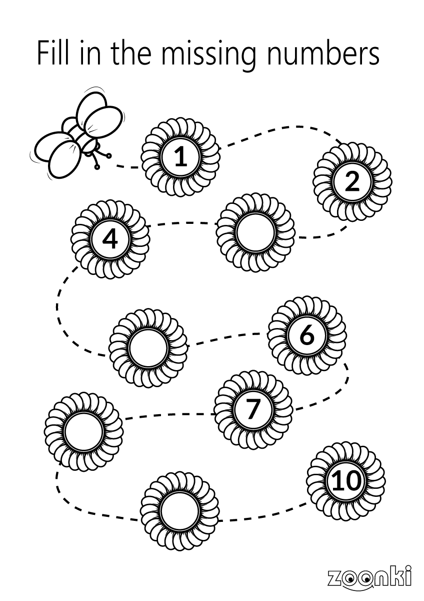 Fill In The Missing Numbers! – SupplyMe - Worksheets Library
