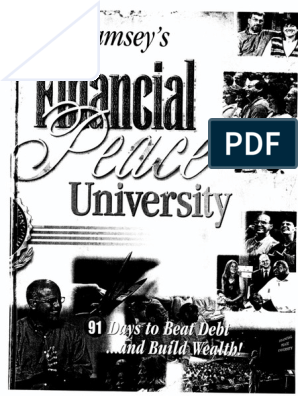 financial peace university worksheet