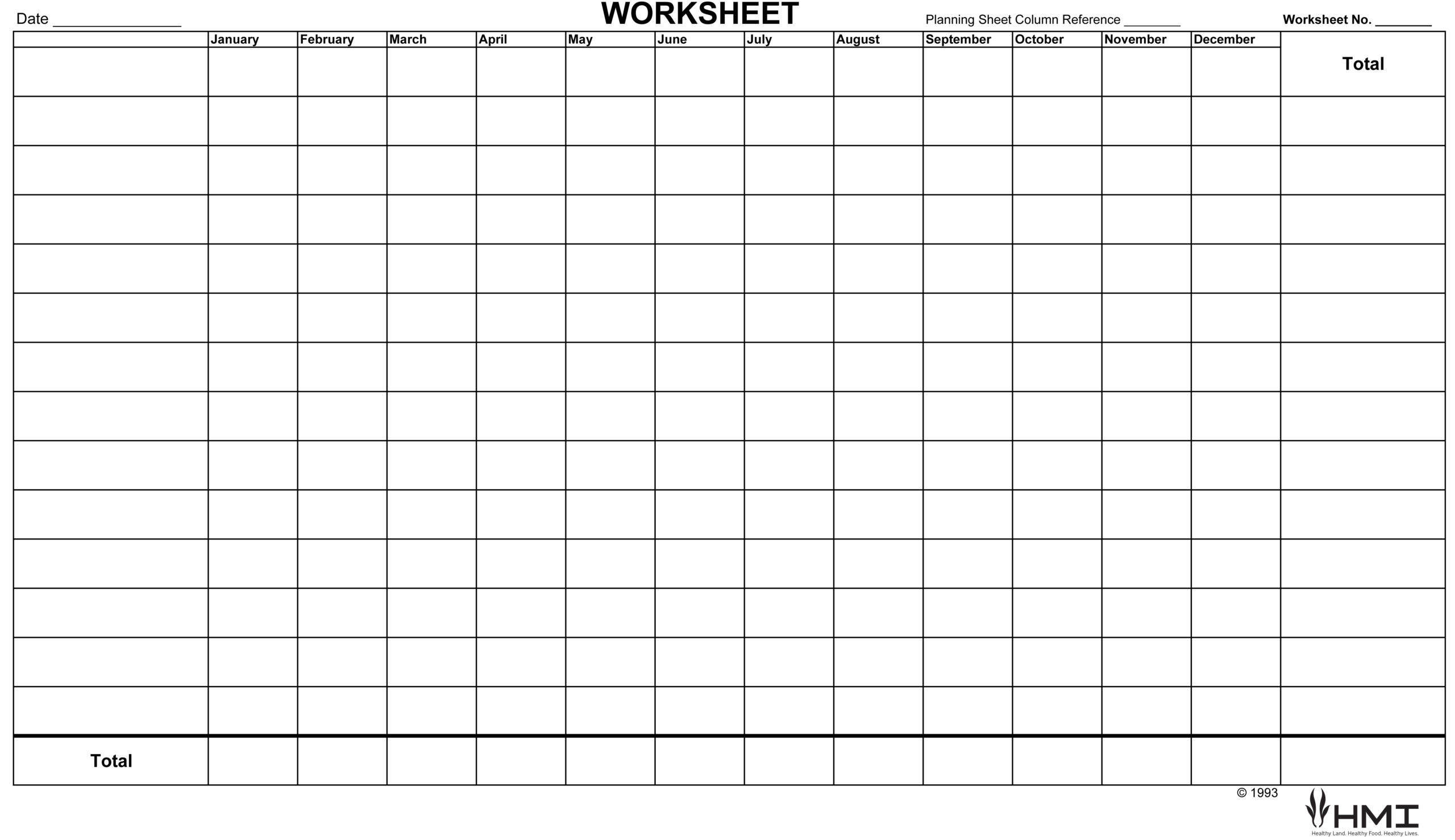 Financial Planning Worksheet - Holistic Management International