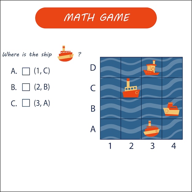 find a match math worksheet