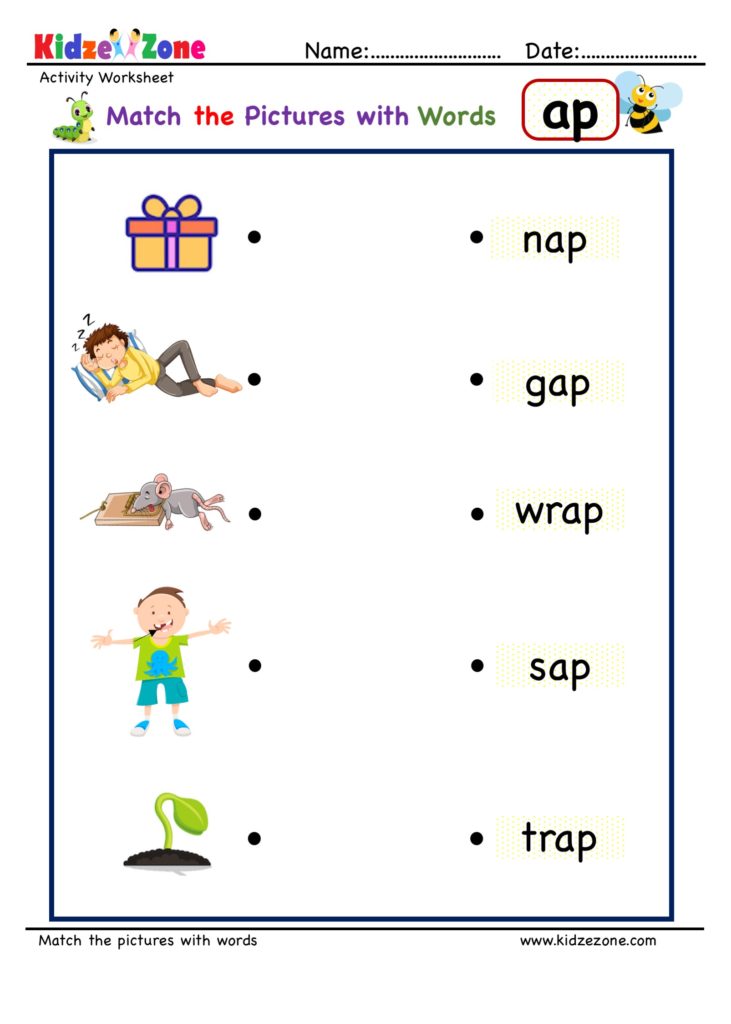 find a match worksheet