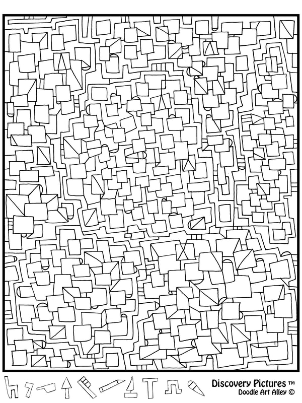 Expert Hidden Pictures - Classroom Doodles