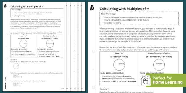 find the area and circumference of a circle worksheet