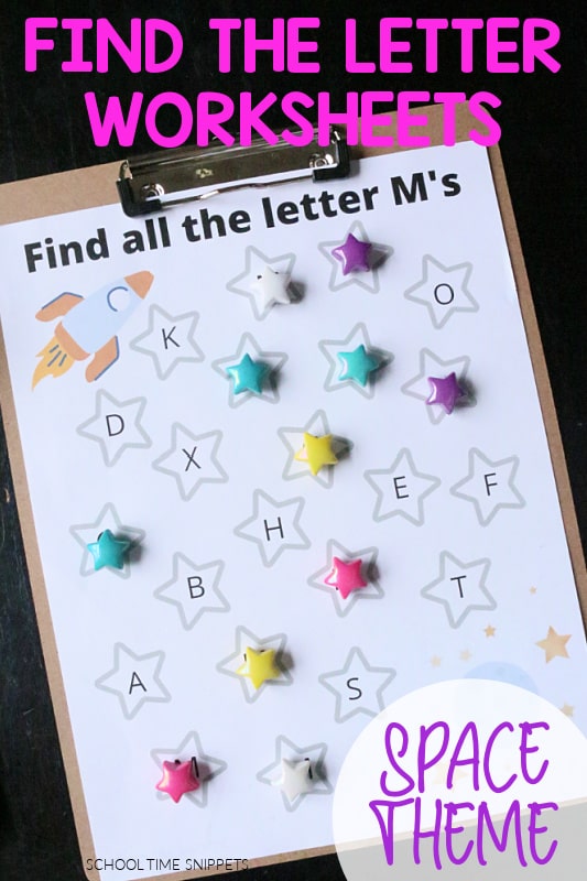 find the letter a worksheet