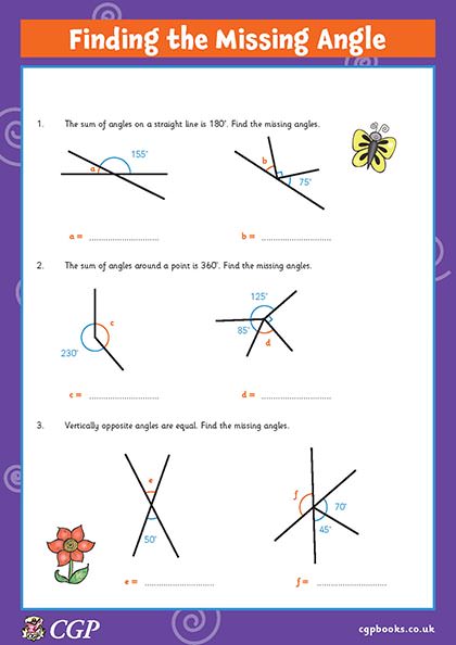 Finding the Missing Angle: Foundation (Year 6) | CGP Plus