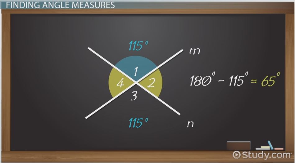 Vertical Angles | Definition &  Examples Video