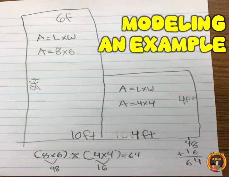 finding area of irregular shapes worksheet