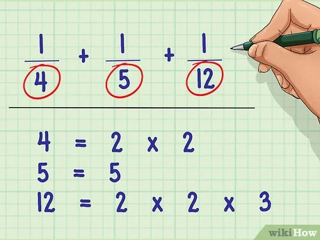 finding lowest common denominator