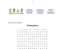 Finding Nemo Worksheet for 2nd - 3rd Grade | Lesson Planet