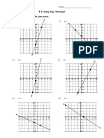 finding slope worksheet