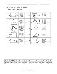 Area of Irregular Shapes Lesson Plans &  Worksheets | Lesson Planet