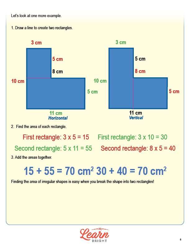 Area as Additive