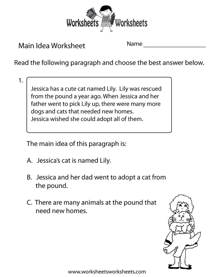 finding the main idea worksheet 2nd grade nonfiction