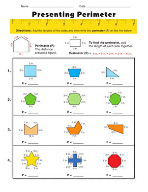 Presenting Perimeter | Interactive Worksheet 