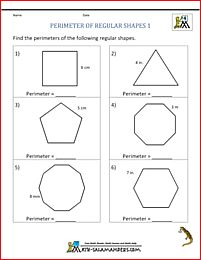 Perimeter Worksheets