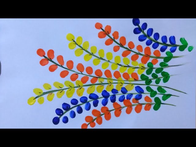 Finger Printing activity /easy thumb painting - YouTube
