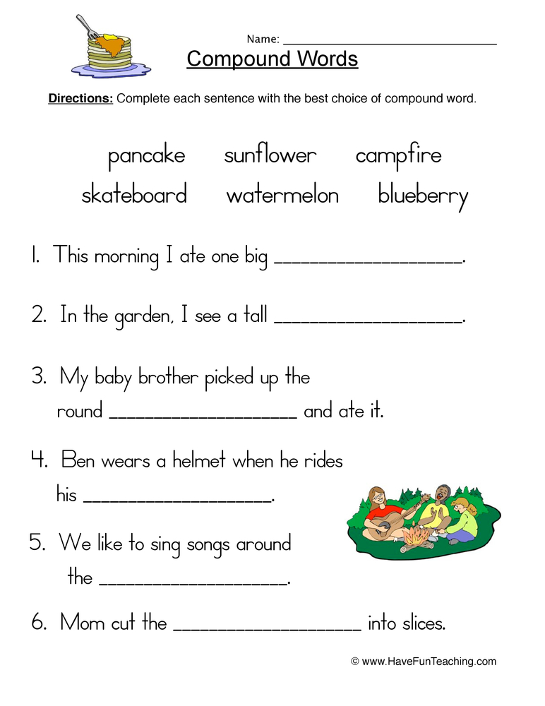 finish this sentence blank worksheet