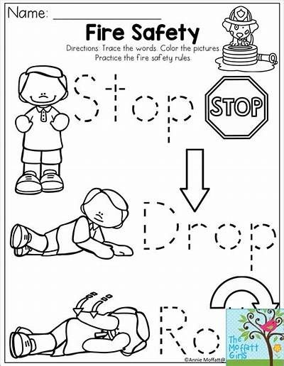 fire safety worksheet for kids