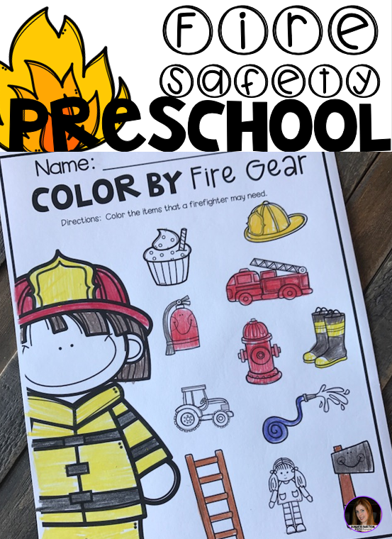 fire safety worksheet for kids
