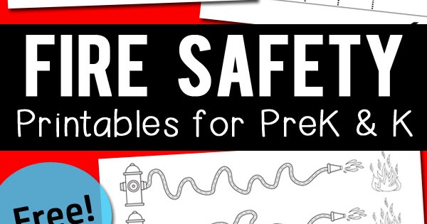 Fire Safety Worksheets for PreK &  Kindergarten | Totschooling ...