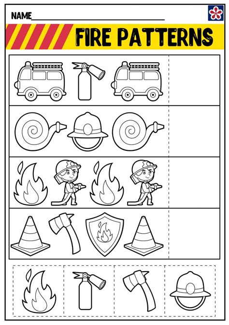 fire safety worksheet preschool
