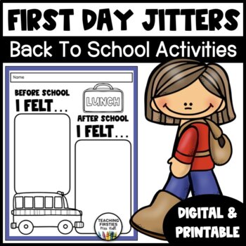 first day jitters worksheet