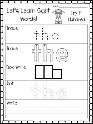 10 SUPER FUN Sight Word Worksheets for the School Year - 2023 ...