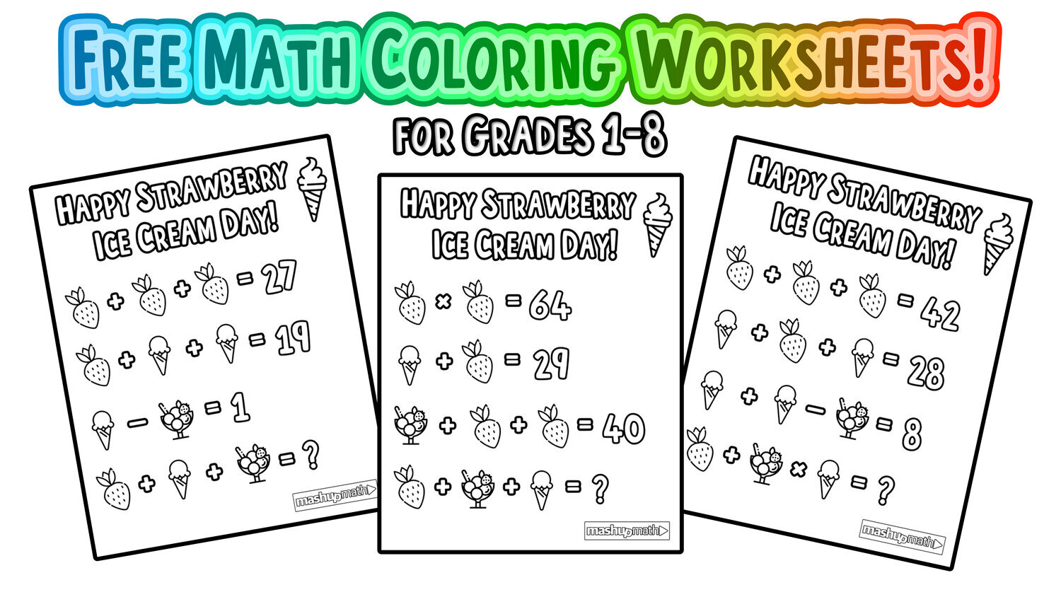 The Best Math Worksheets for 1st Grade Students — Mashup Math