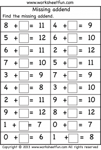 First Grade Worksheets / FREE Printable Worksheets - Worksheetfun