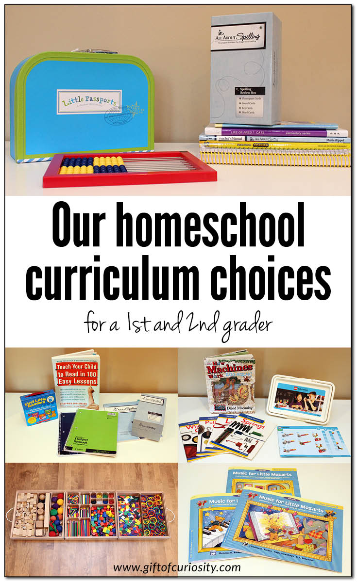 first grade homeschool curriculum