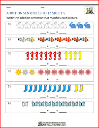 First Grade Addition Worksheets