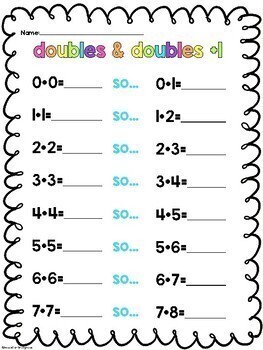First Grade Math Worksheets #1: No Prep Math Printables by ...