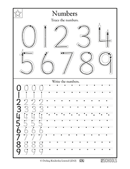 first grade number worksheet