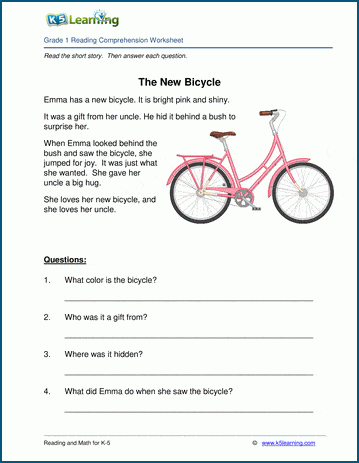 First grade reading worksheets | Worsheets library