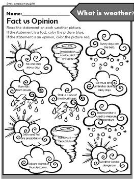 Free Printable Science Worksheets for Grade 1
