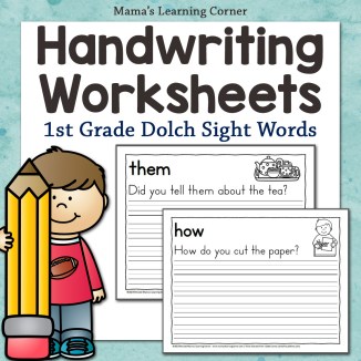 first grade sentence writing worksheet