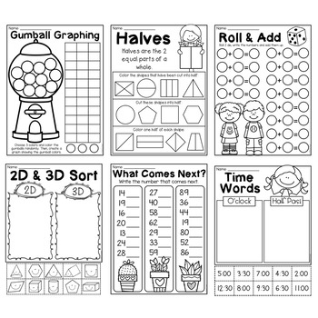 Free First Grade Math Worksheets by My Teaching Pal worksheets library