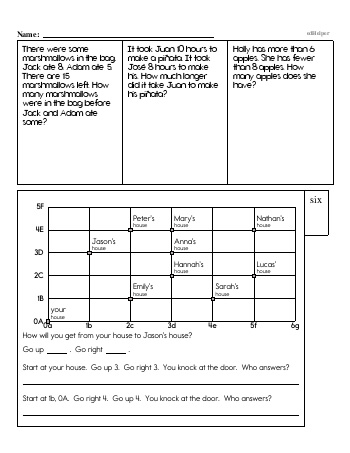 1st Grade Word Problems | FreeEducationalResources.com