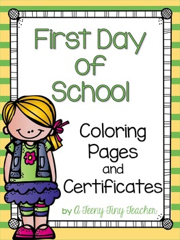 first of school worksheet