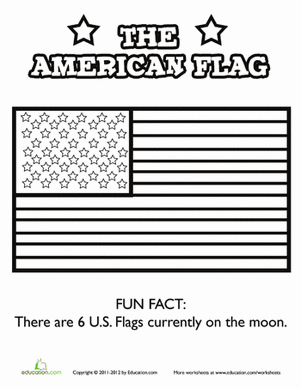 The American Flag | Worksheet 