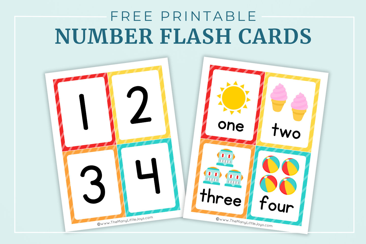 free-printable-number-flashcards-counting-cards-the-many-worksheets-library for Free Printable Number Flash Cards 1 30 Free Printable Number Flashcards (+ counting cards) - The Many ... - Worksheets Library for Free Printable Number Flash Cards 1 30