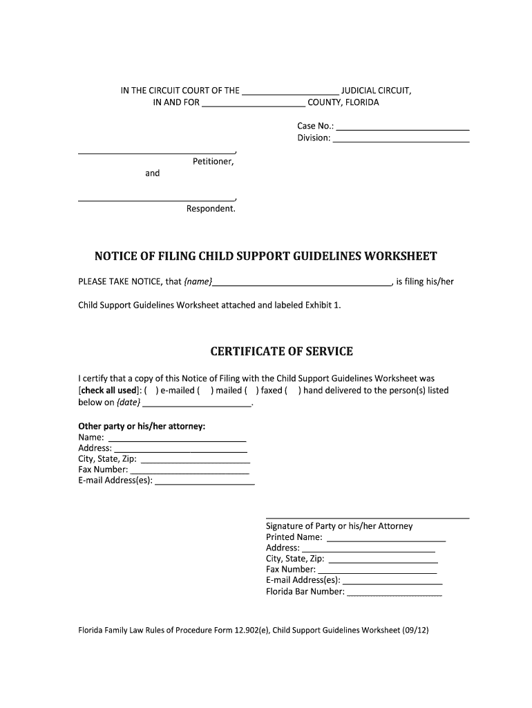 2012-2024 Form FL 12.902(e) Fill Online, Printable, Fillable ...