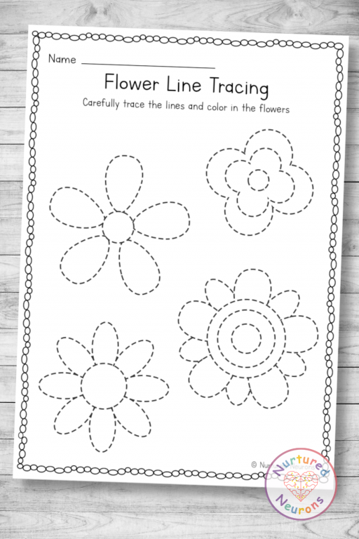 flowers printable worksheets