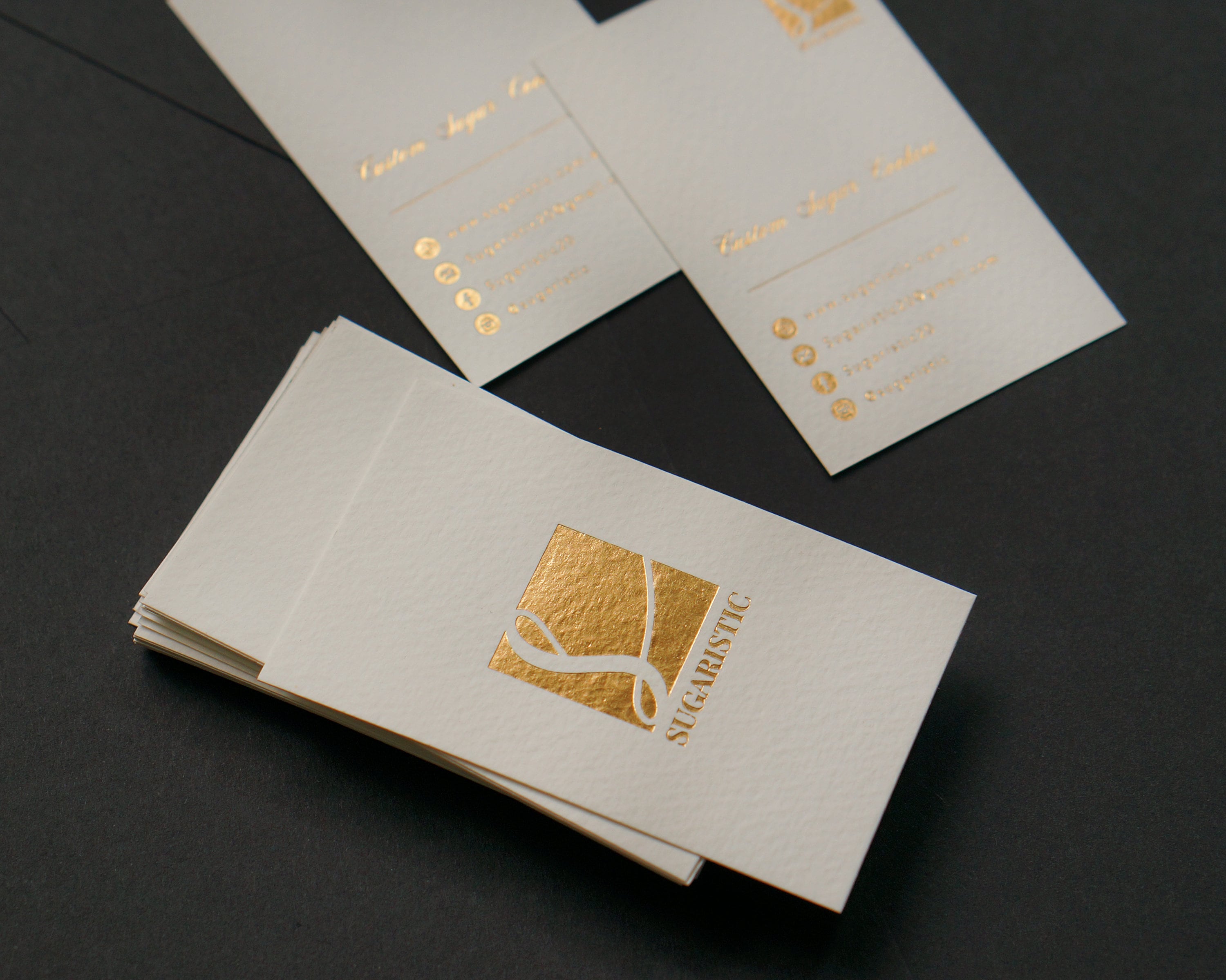 foil printing business cards uk