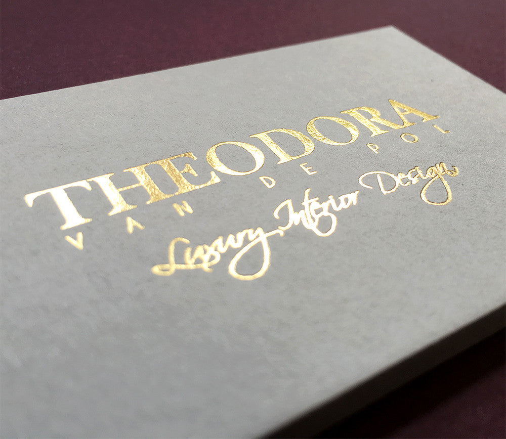 foil printing business cards uk