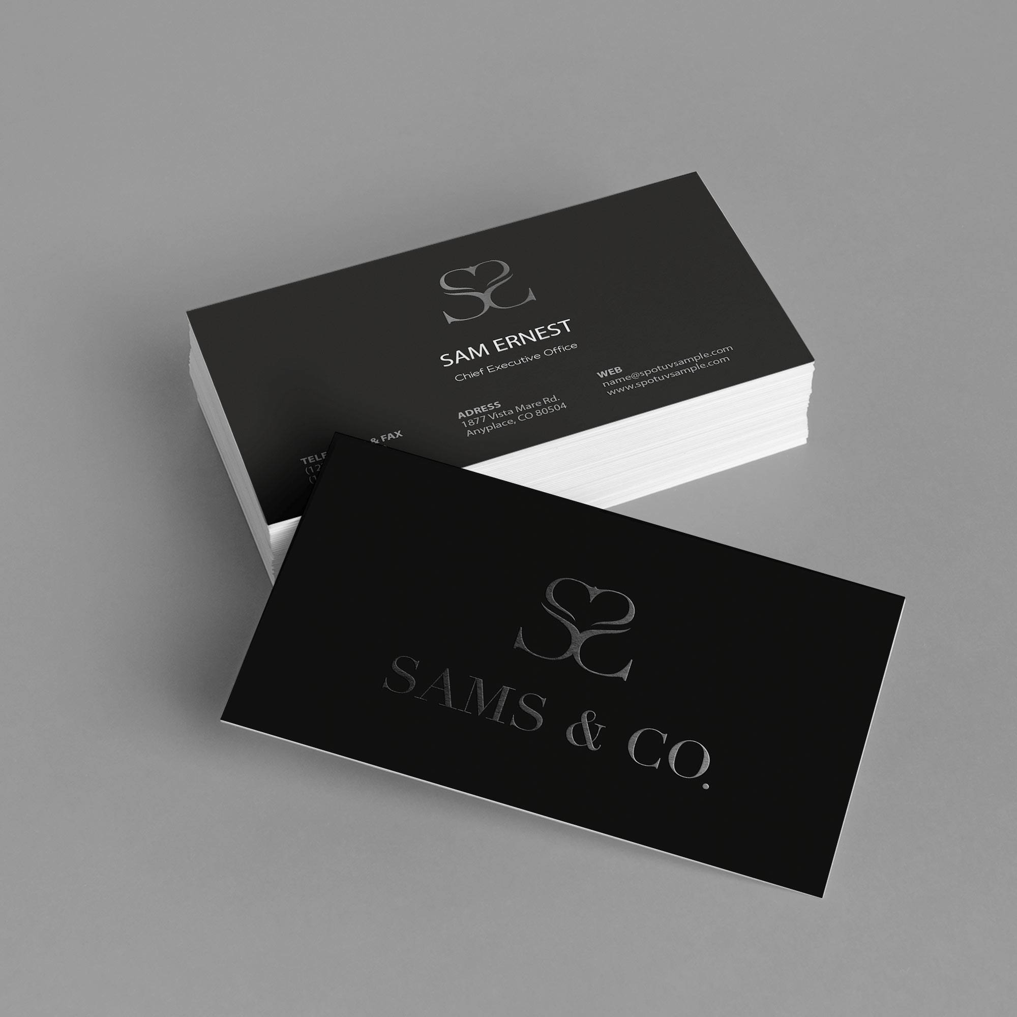 foil printing business cards uk