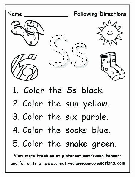 25 Printable Following Directions Worksheets | Softball Wristband ...