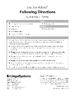 following directions worksheet for teens